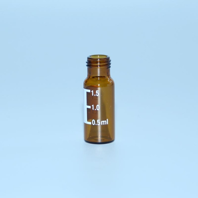 Wide Opening 2ml Graduated Glass Sample Vials Amber Vials